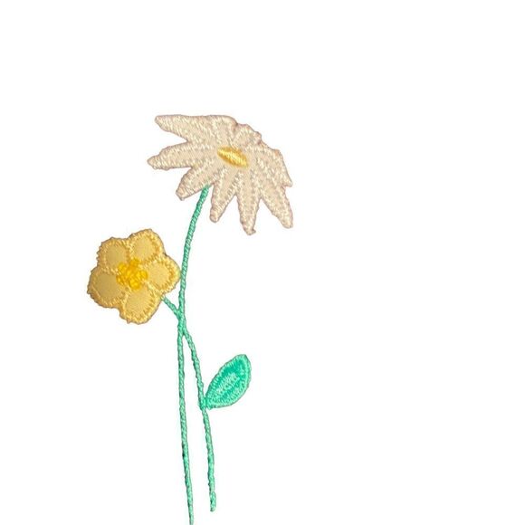 Talbots women’s navy blue floral daisy embroidered top size L ￼ - Picture 3 of 4